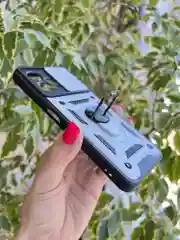 Серебряный чехол противоударный armors для Xiaomi Poco X5 и Redmi Note 12 5G