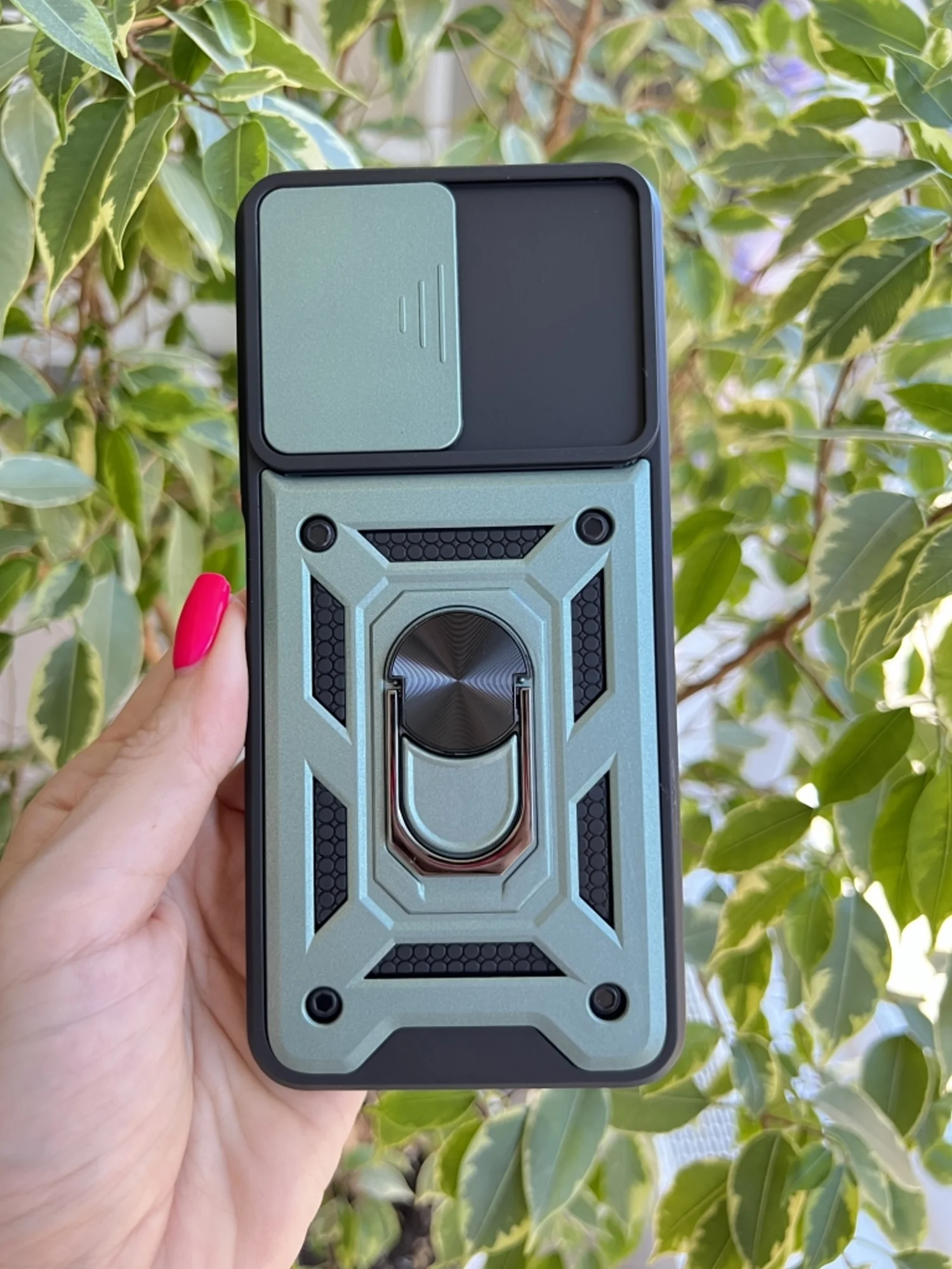 Зеленый чехол противоударный armors для Xiaomi Poco X5 и Redmi Note 12 5G