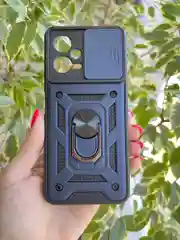 Темно-синий чехол противоударный armors для Xiaomi Poco X5 и Redmi Note 12 5G