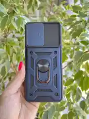 Темно-синий чехол противоударный armors для Xiaomi Poco X5 и Redmi Note 12 5G