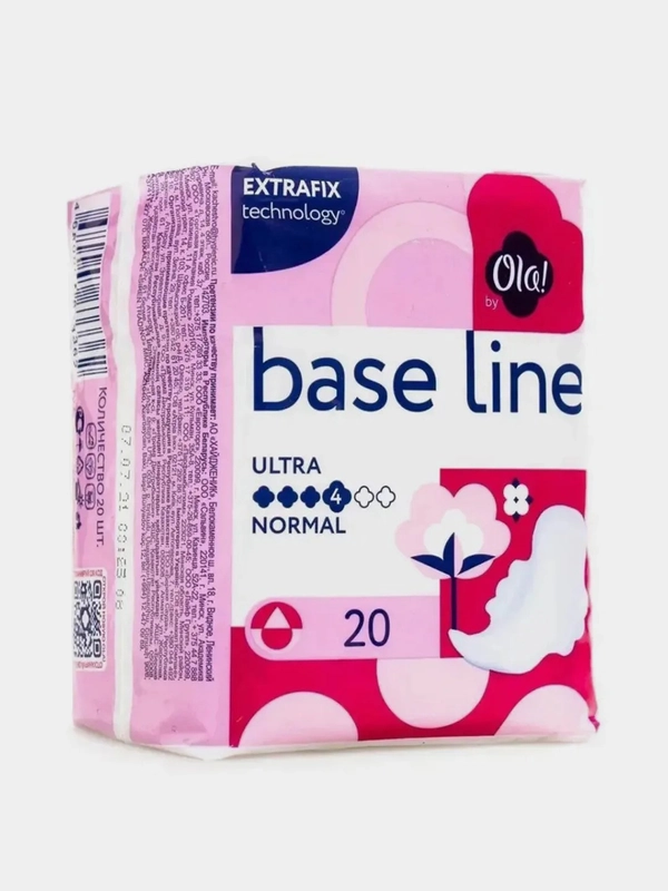 Прокладки ультратонкие Ola! ULTRA NORMAL BASE LINE, 20 штук