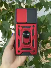 Красный чехол противоударный armors для Xiaomi Poco F5 / Поко Ф5 с защитой камеры