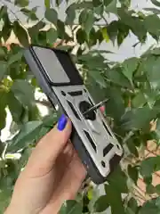 Серебряный чехол противоударный armors для Xiaomi Poco F5 / Поко Ф5 с защитой камеры
