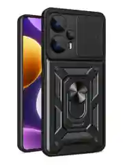 Черный чехол противоударный armors для Xiaomi Poco F5 / Поко Ф5 с защитой камеры