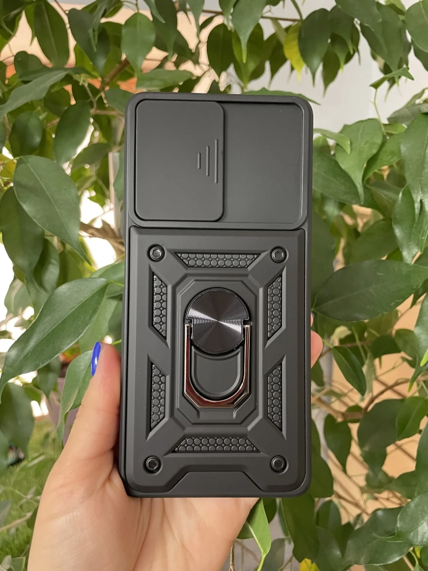 Черный чехол противоударный armors для Xiaomi Poco F5 / Поко Ф5 с защитой камеры