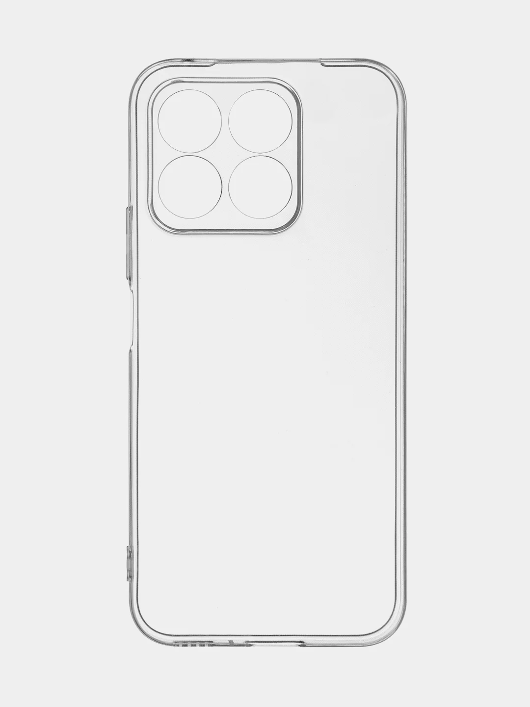 Прозрачный чехол для Honor X9b 5G/ Magic 6 Lite 5G/ X8b/ X7b силиконовый BROSCORP матовый/ прозрачный