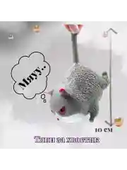 Серый мякиш котик антистресс тянучка сквиш