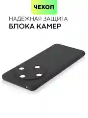 Тёмно-зелёный чехол для Honor X9b 5G/ Magic 6 Lite 5G/ X8b/ X7b силиконовый BROSCORP матовый/ прозрачный
