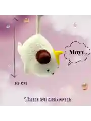 Белый мякиш котик антистресс тянучка сквиш