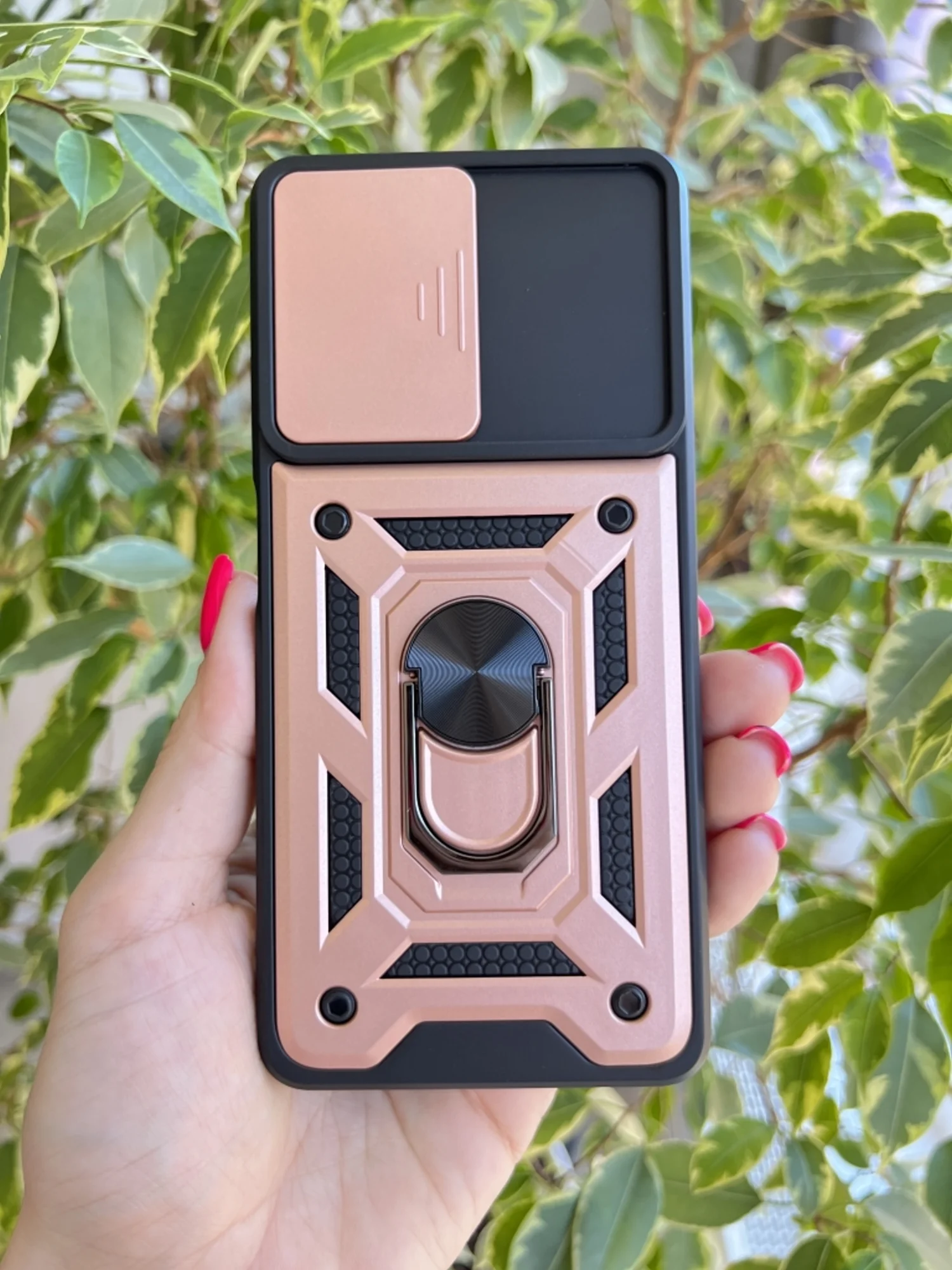 Розовый чехол противоударный armors для Xiaomi Poco X5 Pro и Note 12 Pro 5G