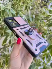 Розовый чехол противоударный armors для Xiaomi Poco X5 Pro и Note 12 Pro 5G