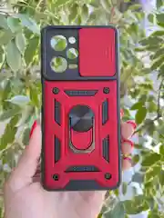 Красный чехол противоударный armors для Xiaomi Poco X5 Pro и Note 12 Pro 5G