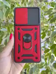 Красный чехол противоударный armors для Xiaomi Poco X5 Pro и Note 12 Pro 5G