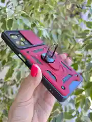Красный чехол противоударный armors для Xiaomi Poco X5 Pro и Note 12 Pro 5G