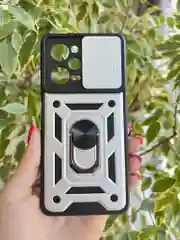 Серебряный чехол противоударный armors для Xiaomi Poco X5 Pro и Note 12 Pro 5G