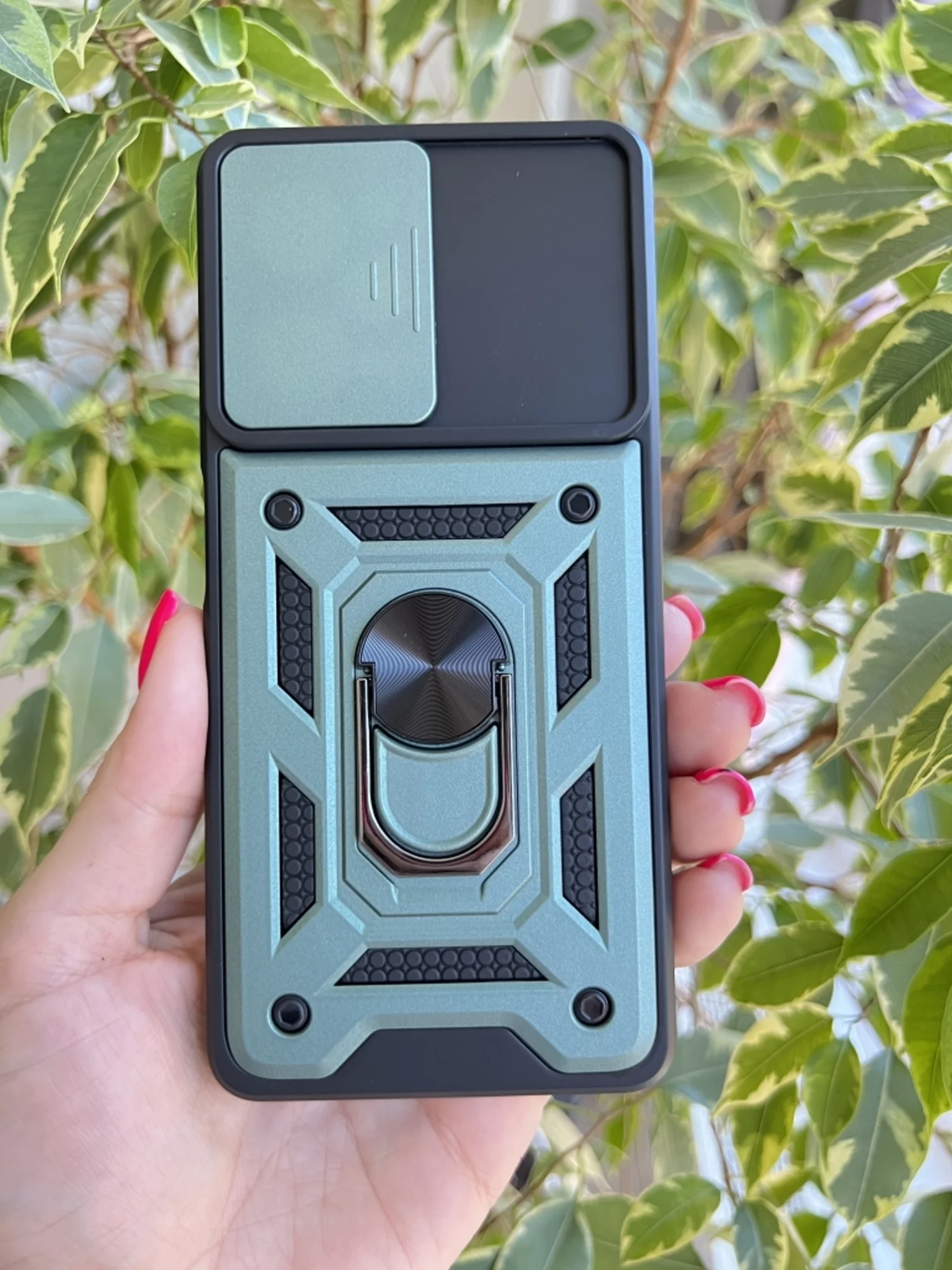 Зеленый чехол противоударный armors для Xiaomi Poco X5 Pro и Note 12 Pro 5G