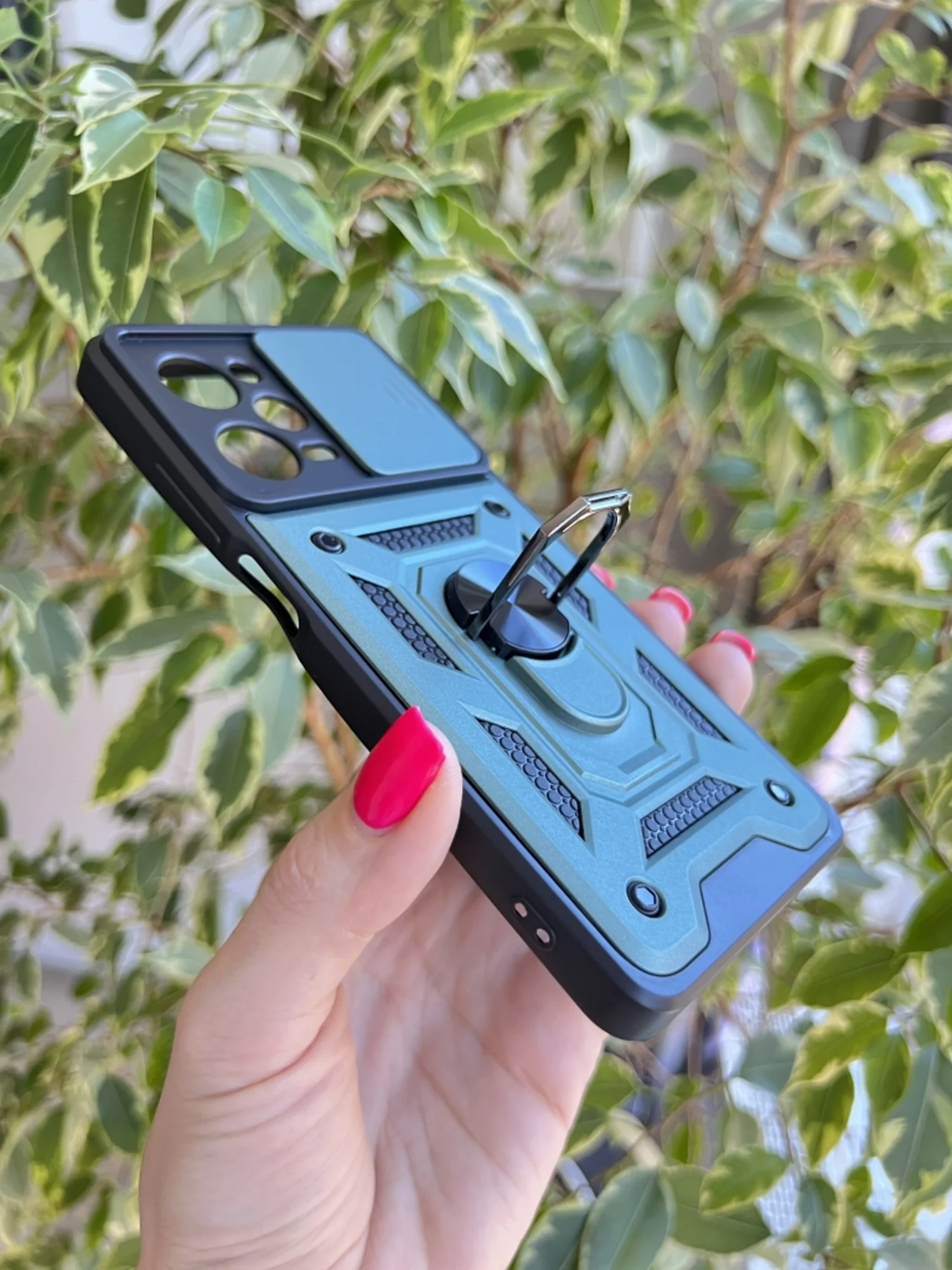 Зеленый чехол противоударный armors для Xiaomi Poco X5 Pro и Note 12 Pro 5G