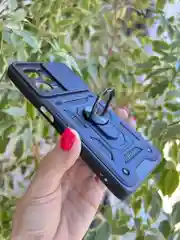 Темно-синий чехол противоударный armors для Xiaomi Poco X5 Pro и Note 12 Pro 5G