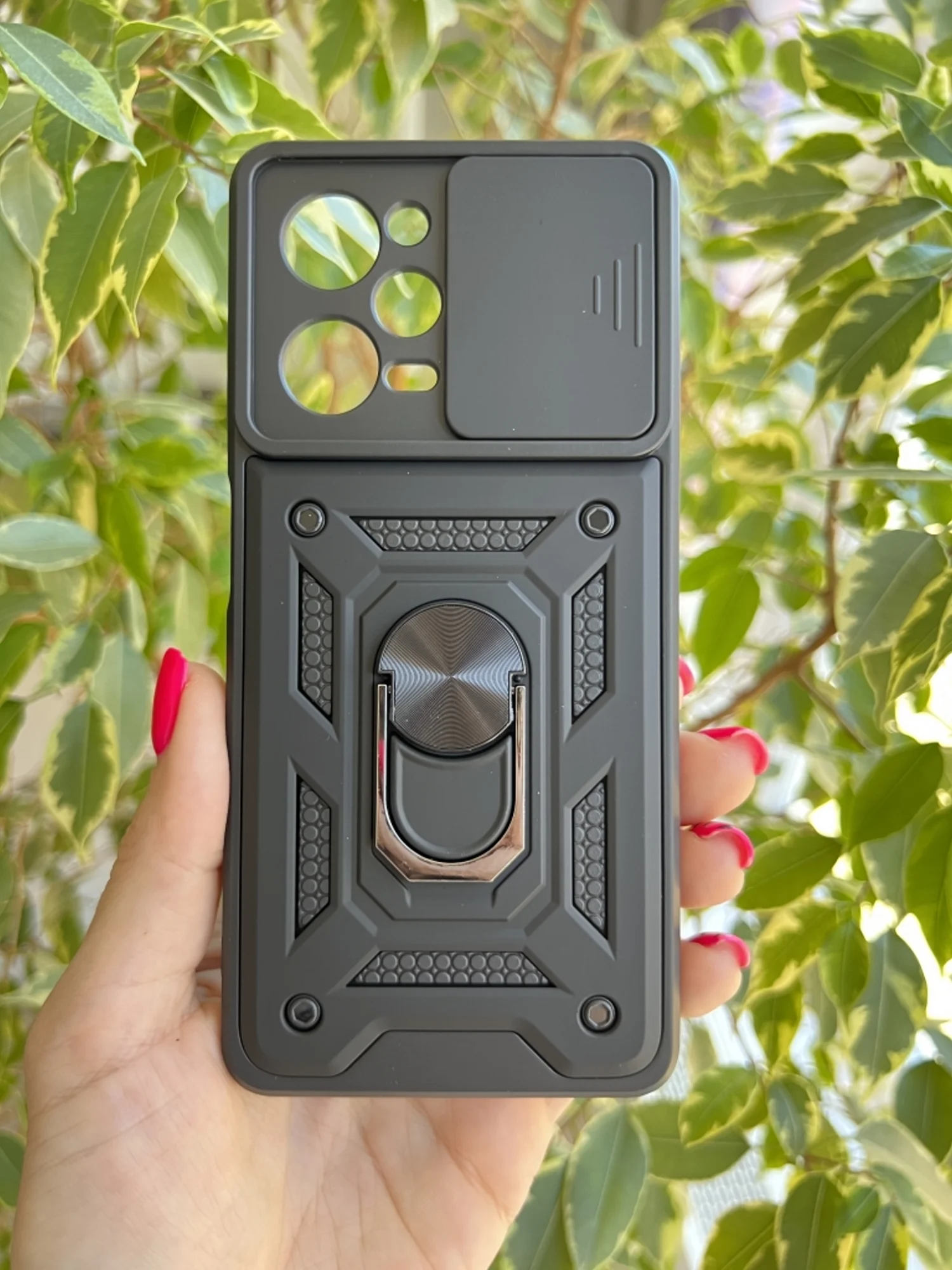 Черный чехол противоударный armors для Xiaomi Poco X5 Pro и Note 12 Pro 5G