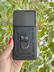Черный чехол противоударный armors для Xiaomi Poco X5 Pro и Note 12 Pro 5G