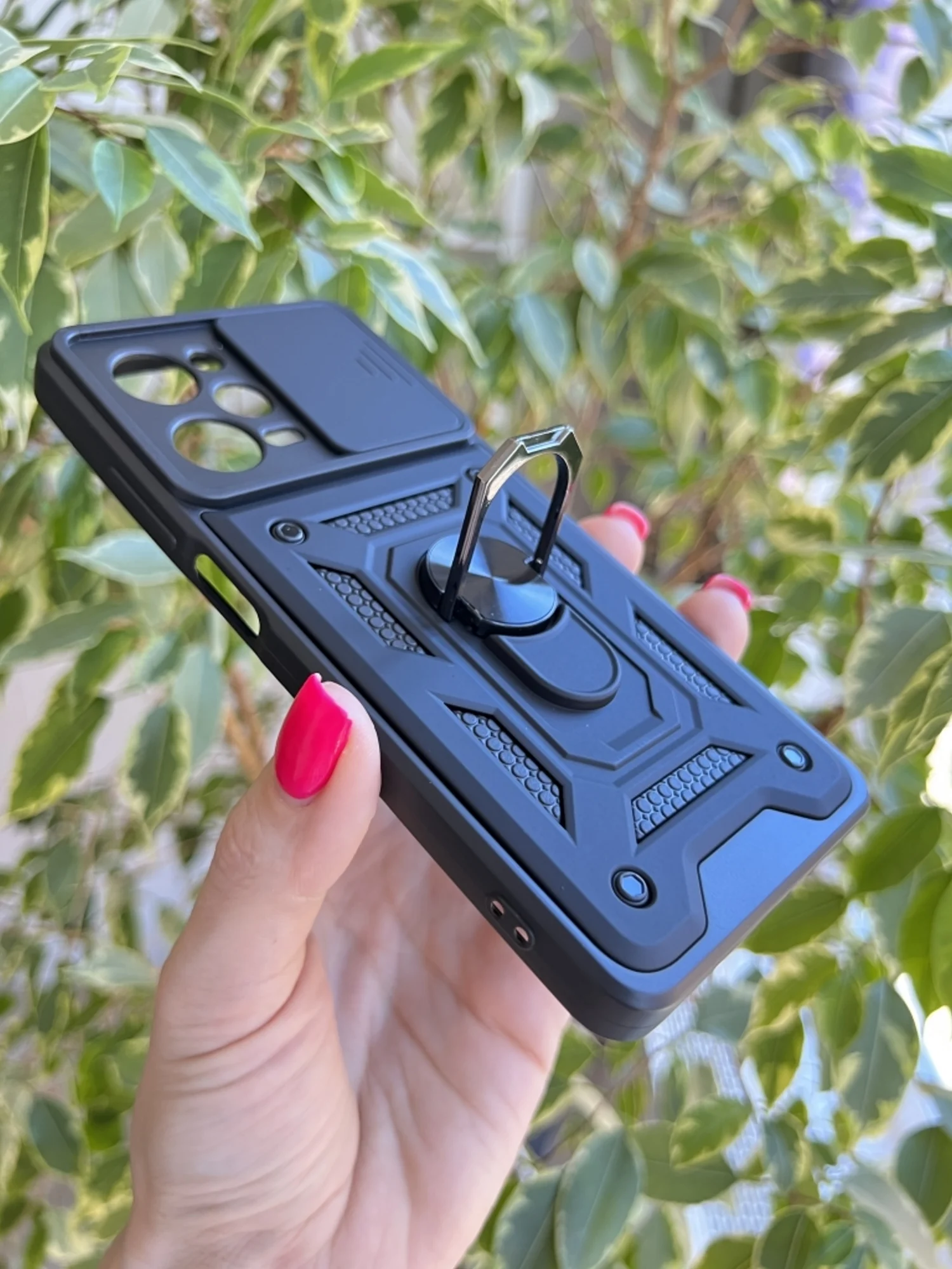 Черный чехол противоударный armors для Xiaomi Poco X5 Pro и Note 12 Pro 5G