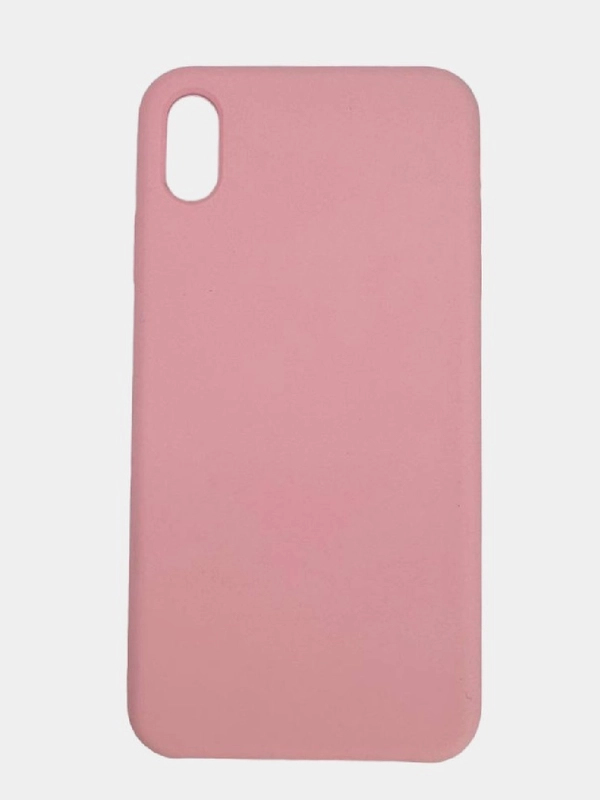 Чехол SILICONE COVER для iPhone XS Max, розовый
