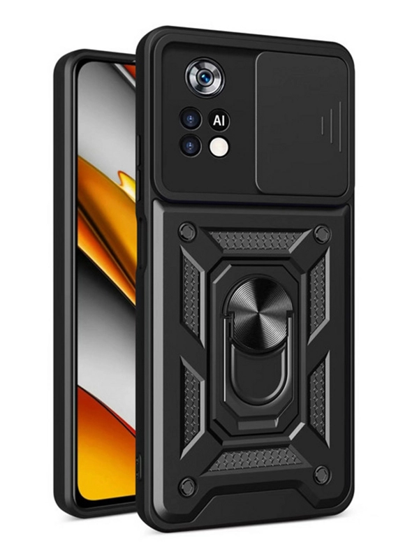 Чехол противоударный armors для Xiaomi Poco X4 Pro 5G / Поко Х4 Про 5G с защитой камеры