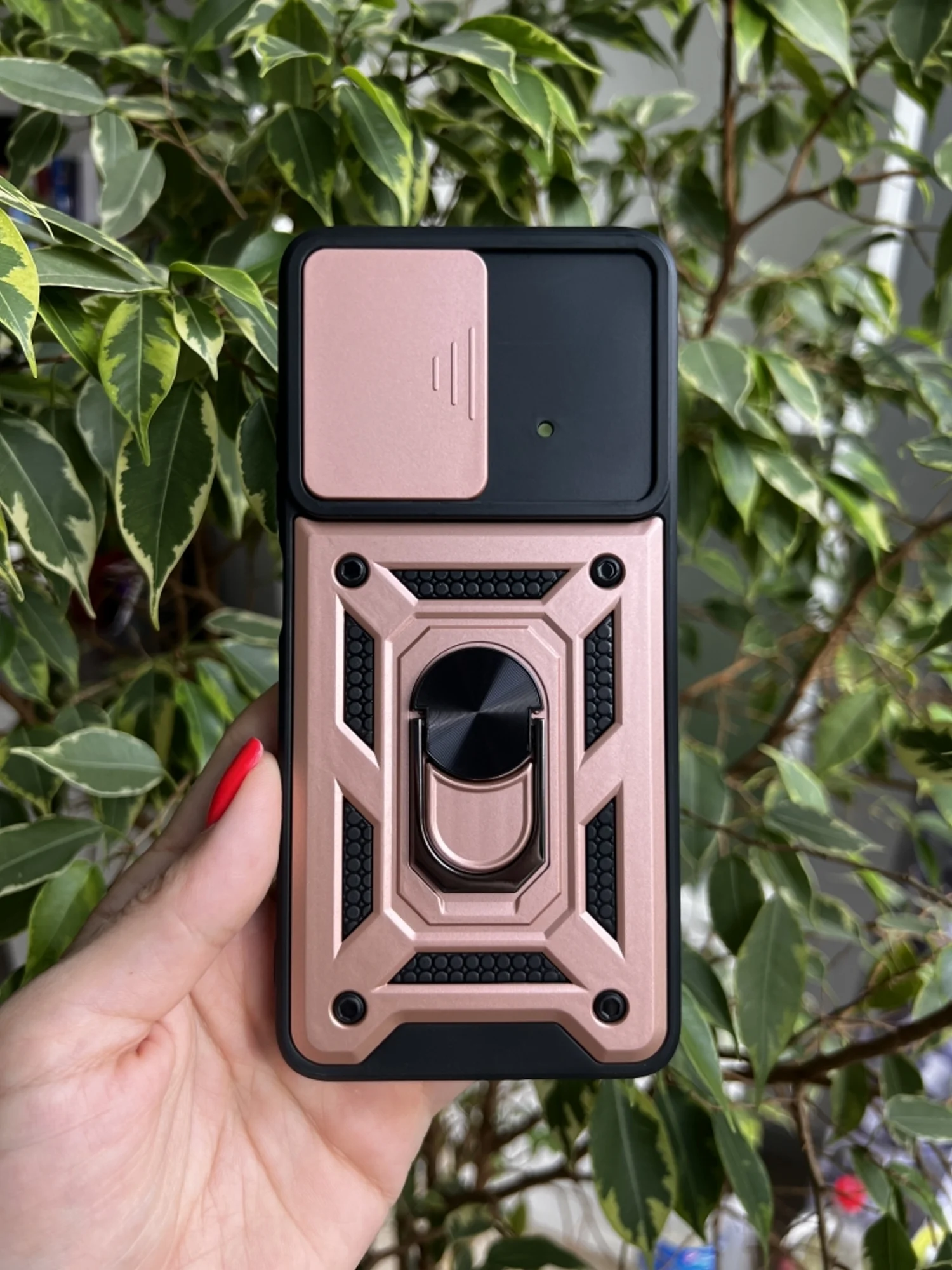 Розовый чехол противоударный armors для Xiaomi Poco X4 Pro 5G / Поко Х4 Про 5G с защитой камеры
