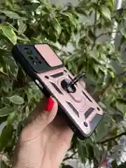 Розовый чехол противоударный armors для Xiaomi Poco X4 Pro 5G / Поко Х4 Про 5G с защитой камеры
