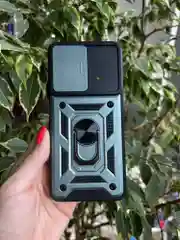 Зеленый чехол противоударный armors для Xiaomi Poco X4 Pro 5G / Поко Х4 Про 5G с защитой камеры