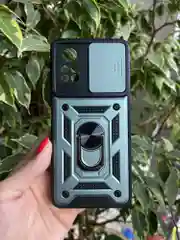 Зеленый чехол противоударный armors для Xiaomi Poco X4 Pro 5G / Поко Х4 Про 5G с защитой камеры