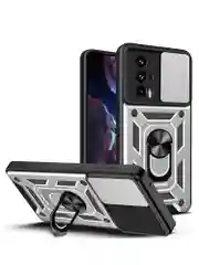 Красный чехол противоударный armors для Xiaomi Poco F5 Pro / Поко Ф5 Про с защитой камеры