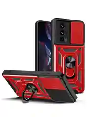 Красный чехол противоударный armors для Xiaomi Poco F5 Pro / Поко Ф5 Про с защитой камеры