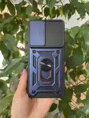 Темно-синий чехол противоударный armors для Xiaomi Poco F5 Pro / Поко Ф5 Про с защитой камеры
