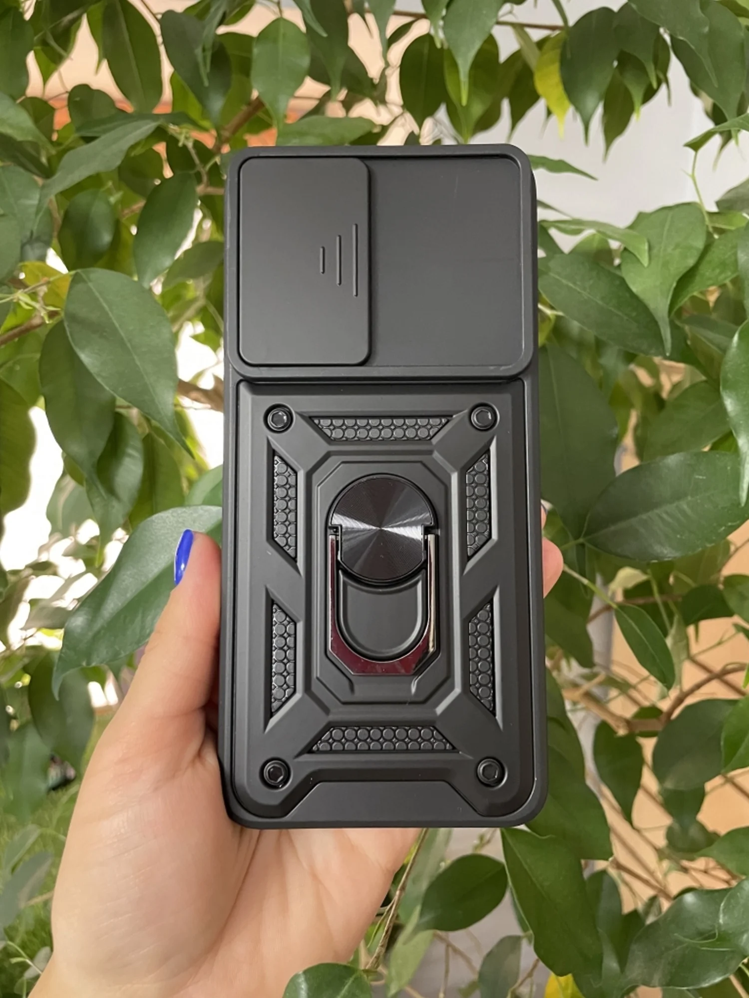 Черный чехол противоударный armors для Xiaomi Poco F5 Pro / Поко Ф5 Про с защитой камеры