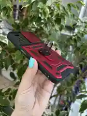 Красный чехол противоударный armors для Xiaomi Poco M4 Pro 4G / Поко М4 Про 4G с защитой камеры