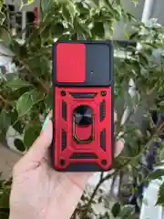 Красный чехол противоударный armors для Xiaomi Poco M4 Pro 4G / Поко М4 Про 4G с защитой камеры