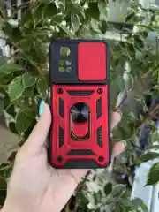 Красный чехол противоударный armors для Xiaomi Poco M4 Pro 4G / Поко М4 Про 4G с защитой камеры