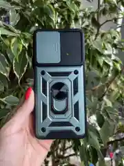 Зеленый чехол противоударный armors для Xiaomi Poco M4 Pro 4G / Поко М4 Про 4G с защитой камеры