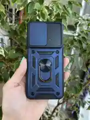 Темно-синий чехол противоударный armors для Xiaomi Poco M4 Pro 4G / Поко М4 Про 4G с защитой камеры