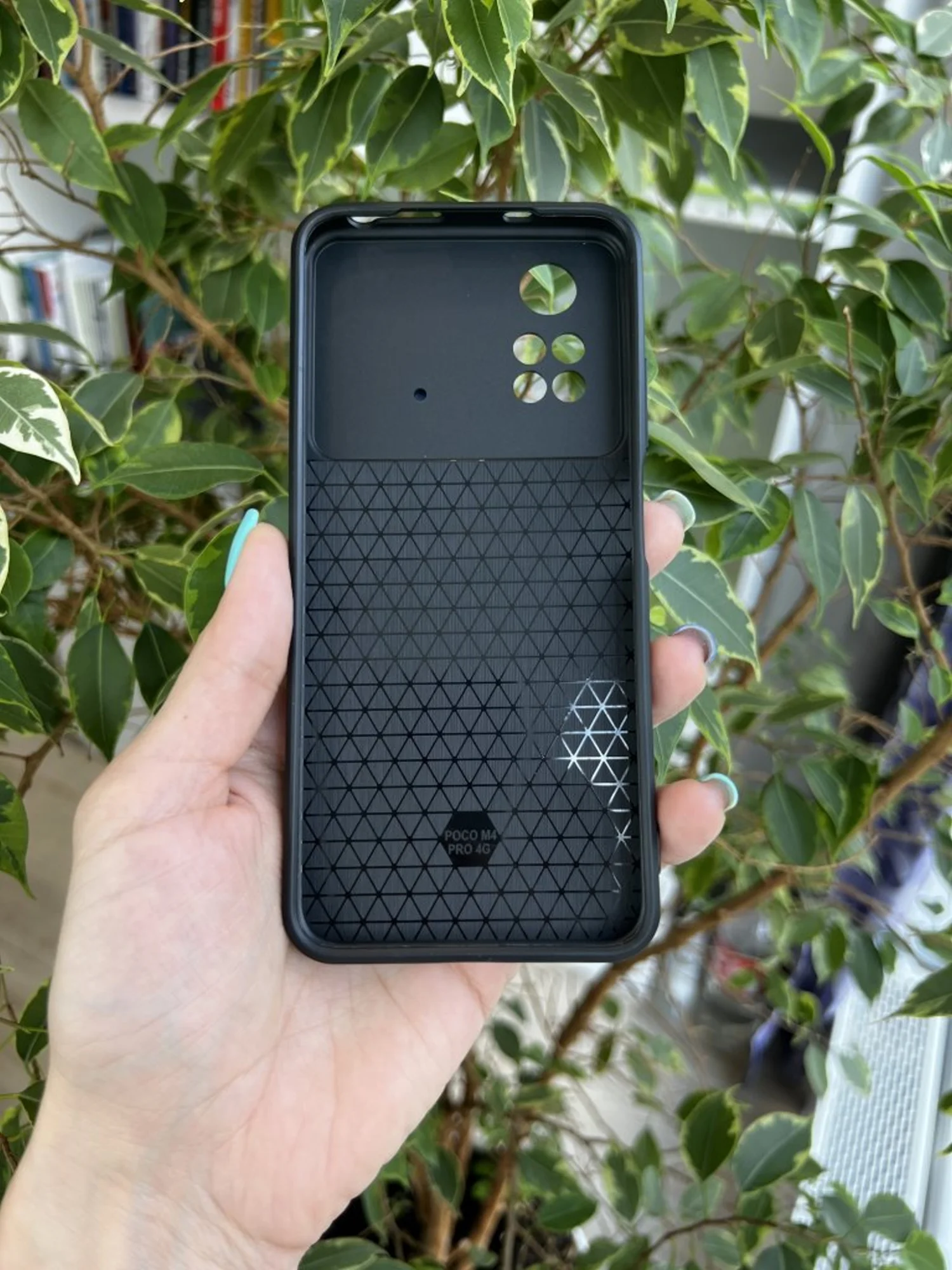 Темно-синий чехол противоударный armors для Xiaomi Poco M4 Pro 4G / Поко М4 Про 4G с защитой камеры