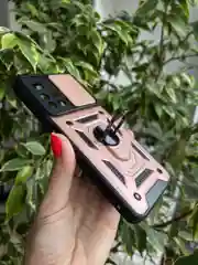 Розовый чехол противоударный armors для Xiaomi Poco M4 Pro 5G и Redmi Note 11S 5G