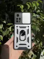 Серебряный чехол противоударный armors для Xiaomi Poco M4 Pro 5G и Redmi Note 11S 5G