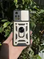 Золотой чехол противоударный armors для Xiaomi Poco M4 Pro 5G и Redmi Note 11S 5G