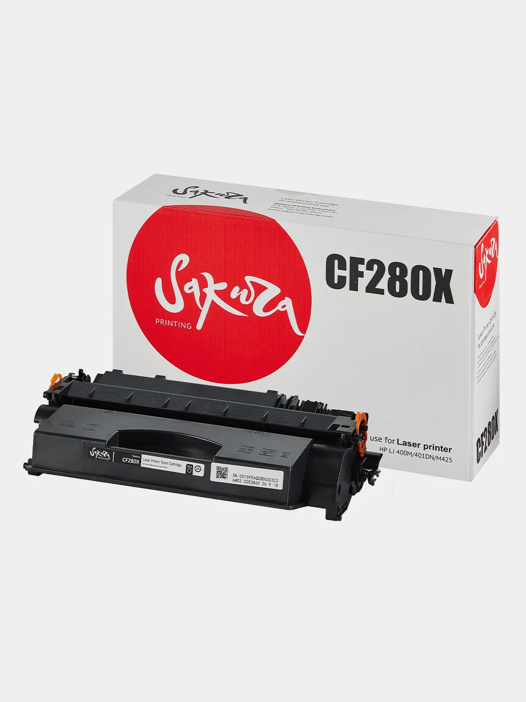 CF280X (80X) Картридж для HP лазерный, черный, 6900 страниц, Sakura