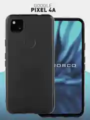 Чехол для Google Pixel 4A 4G силиконовый ROSCO матовый тонкий с бортиком- защитой камер