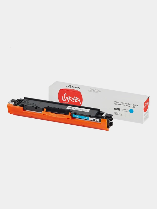 Катридж Sakura CE311A лазерный, синий, HP 126A, 311A для HP LJ CP1025/LJ CP1025NW, 1000 к