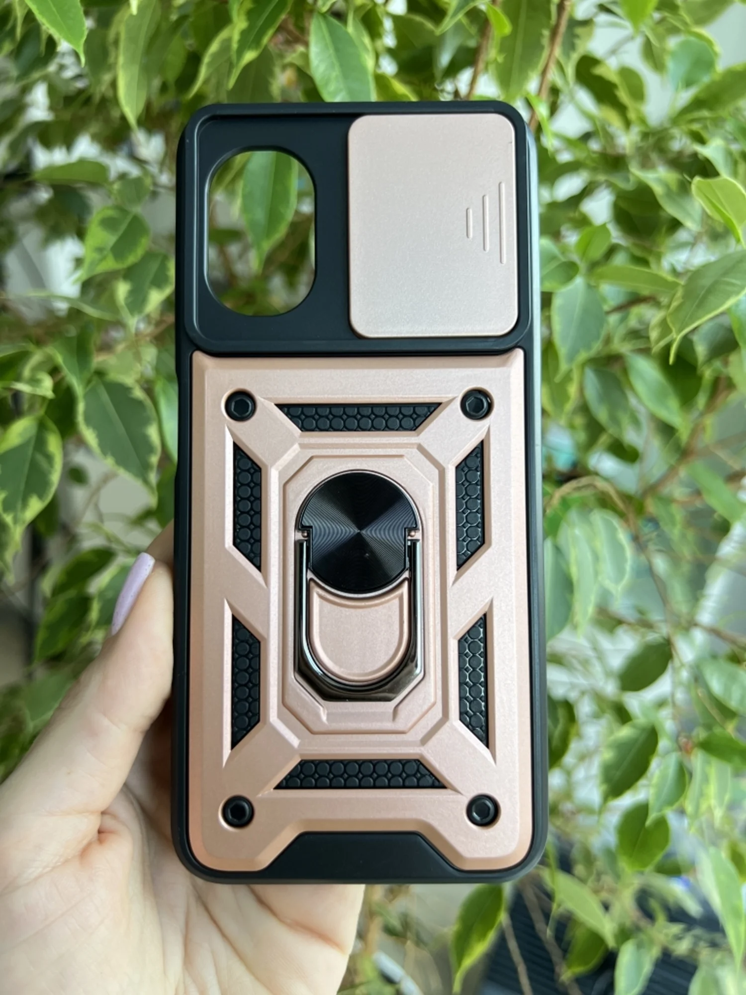 Розовый чехол противоударный armors для Xiaomi Poco M5 и Poco M4 5G / Поко М5 и Поко М4 5G