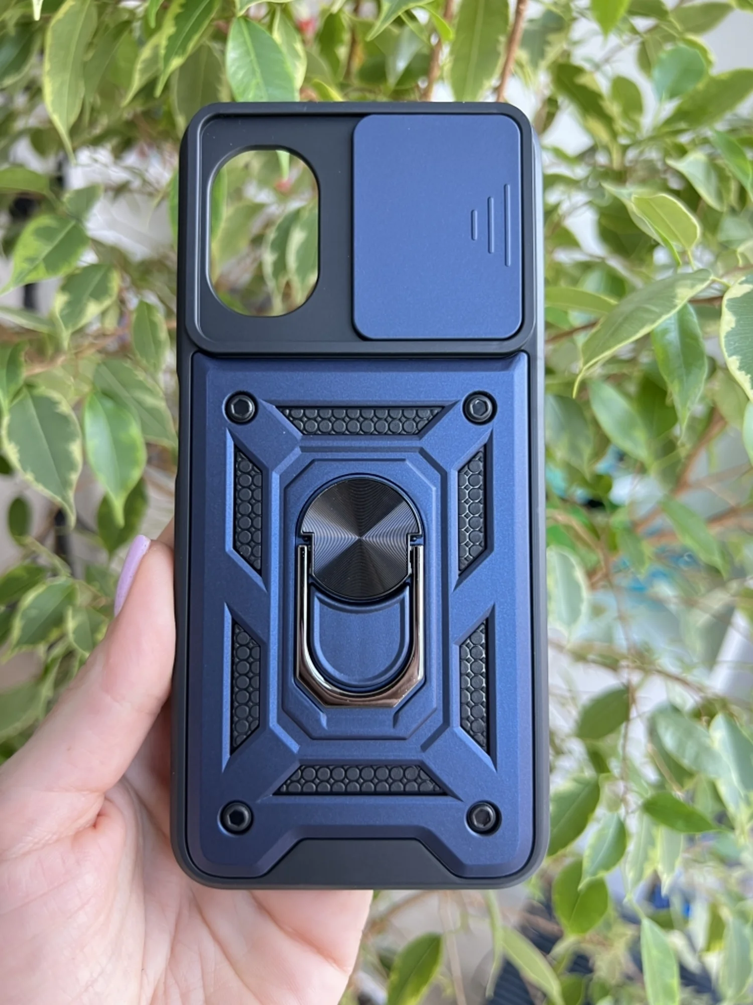 Темно-синий чехол противоударный armors для Xiaomi Poco M5 и Poco M4 5G / Поко М5 и Поко М4 5G