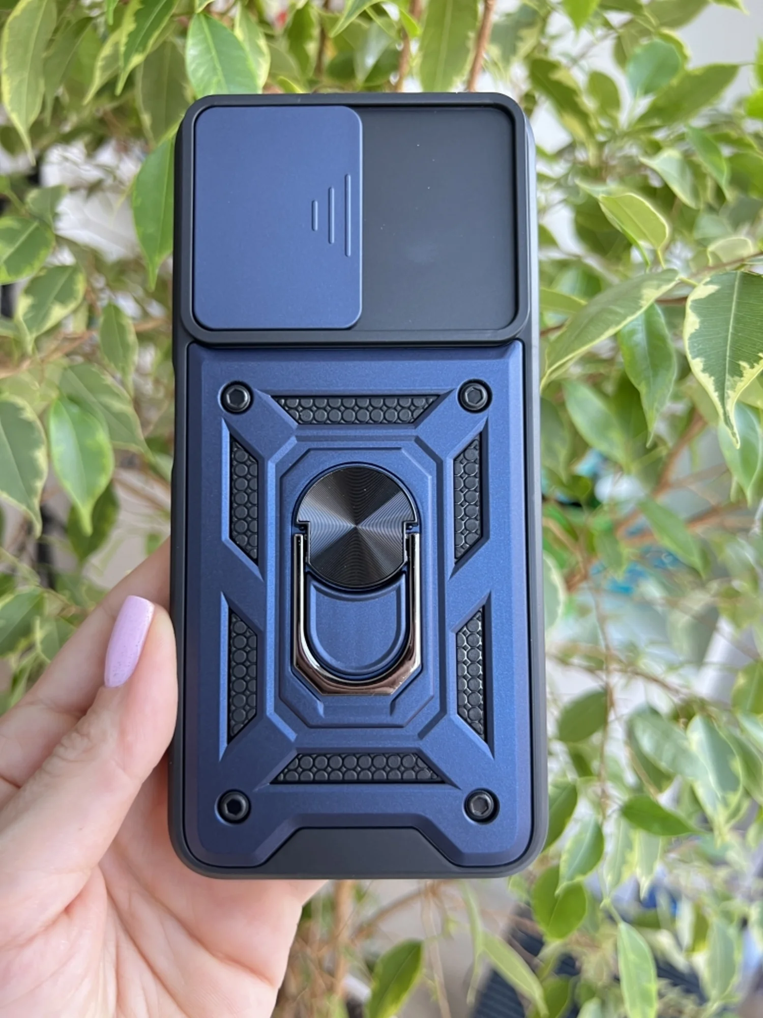 Темно-синий чехол противоударный armors для Xiaomi Poco M5 и Poco M4 5G / Поко М5 и Поко М4 5G